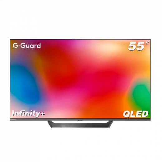 G-Guard Infinity+ CQG 55 Inch Smart 4K QLED TV, 144Hz VRR, Google TV, Dolby Atmos, Black G-Guard Infinity+ CQG 55 Inch Smart 4K QLED TV, 144Hz VRR, Google TV, Dolby Atmos, Black